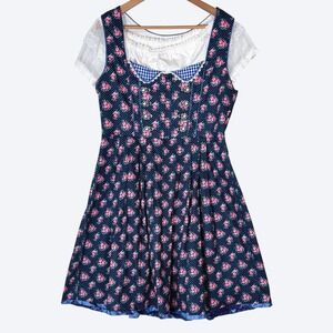 Glory Star Oktoberfest Dirndl Dress &‎ Blouse Womens L